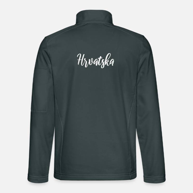 Hrvatska Script Identity Unisex Softshell Jacket