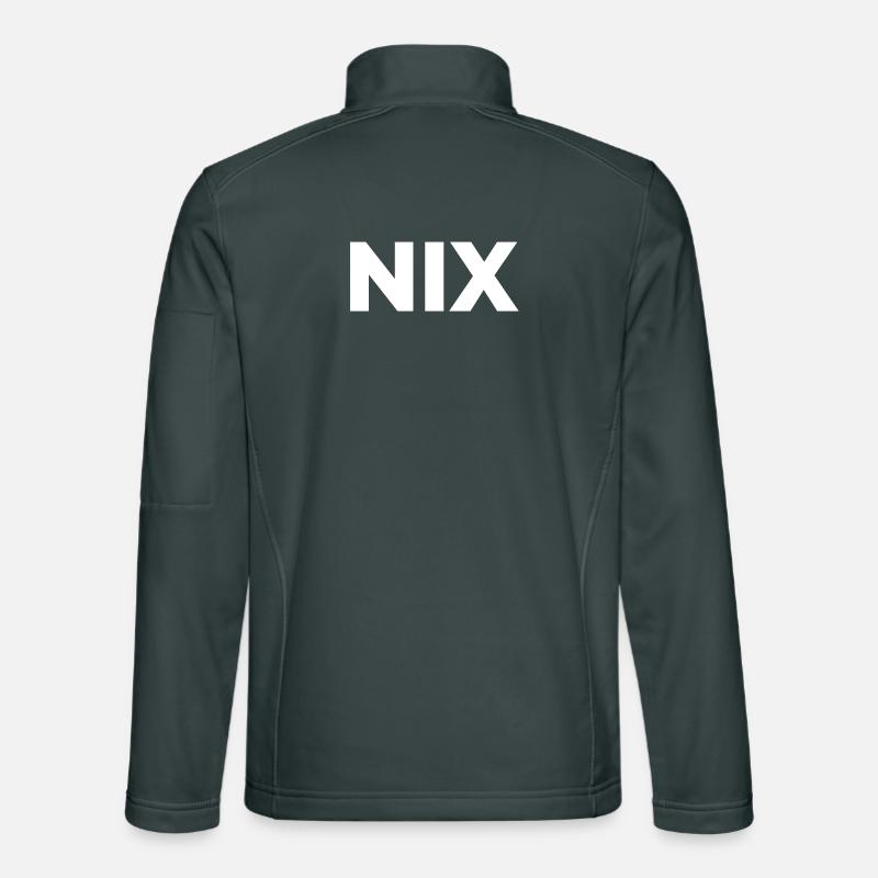 Nix - einfach nichts | Garnichts | Geschenk Unisex Softshelljacke
