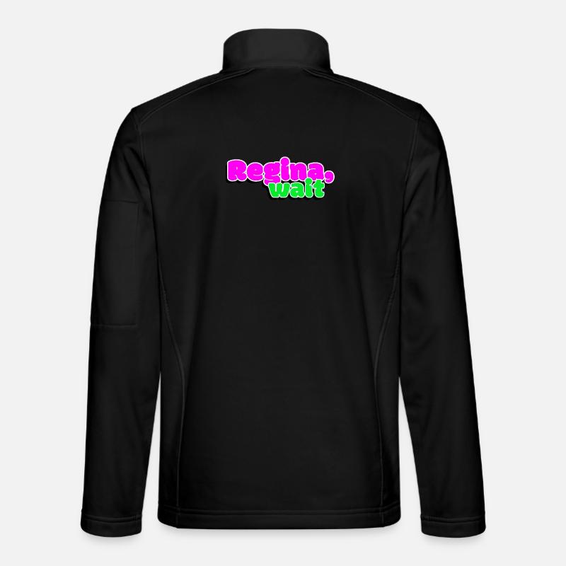 Königin, warte - Unisex Softshelljacke - Schwarz