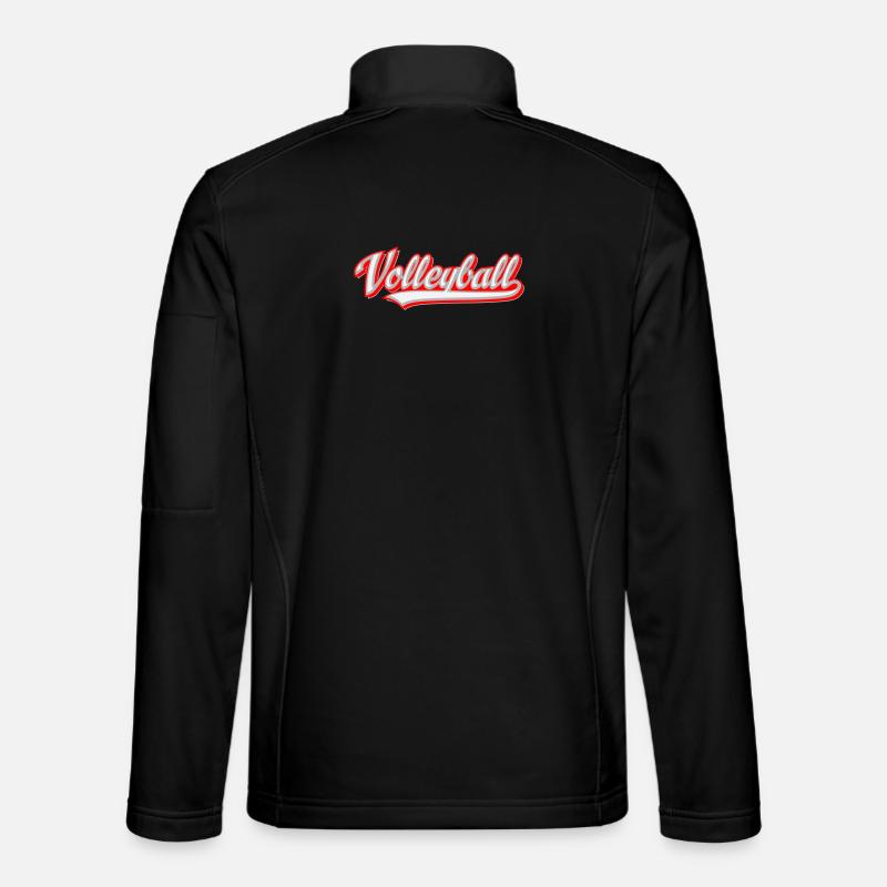 Volleyball - Unisex Softshelljacke - Schwarz
