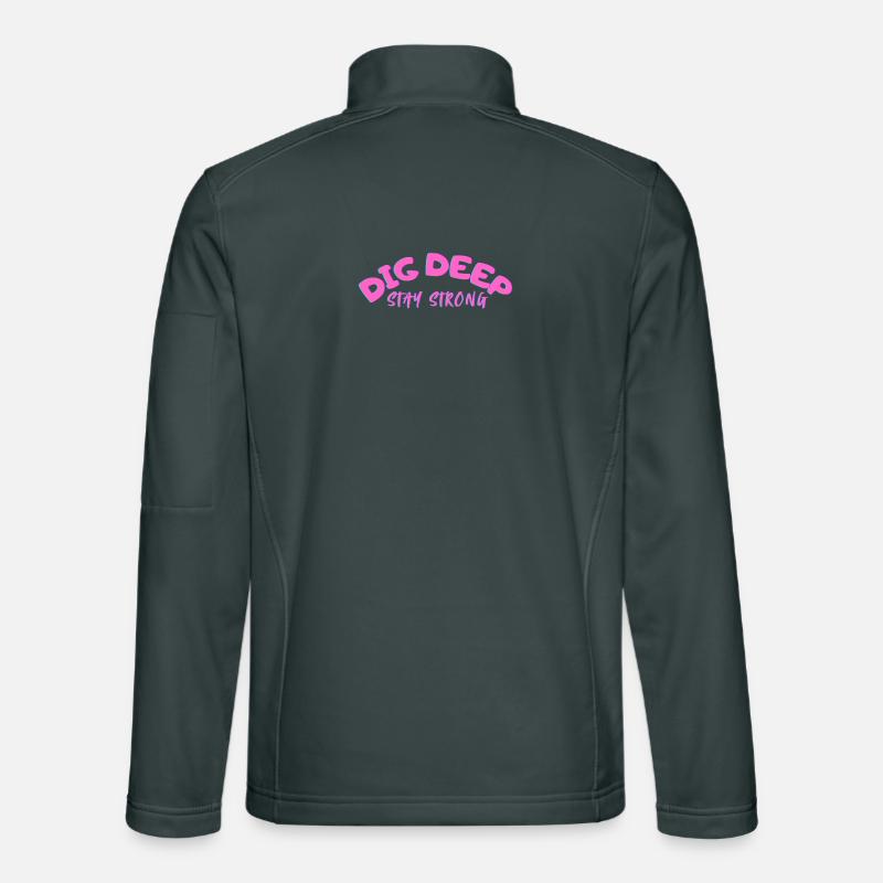 Dig-Deep Stay Strong Unisex Softshell Jacket