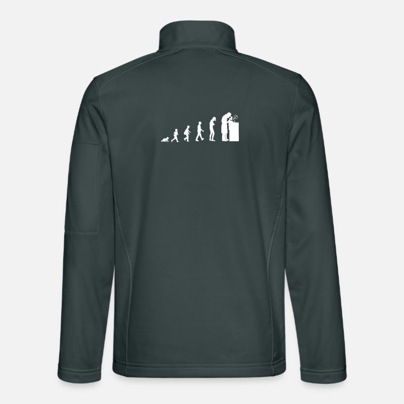 biologiste-01 Veste en tissu softshell Unisexe
