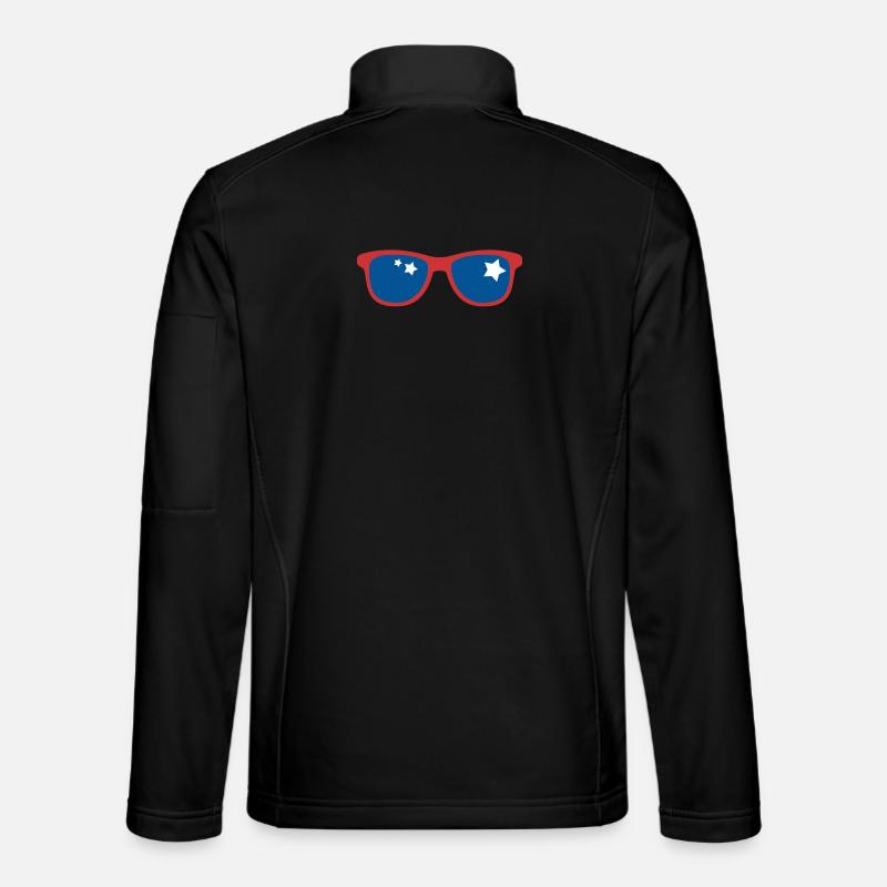 Pop Art Sun Glasses Unisex Softshell Jacket