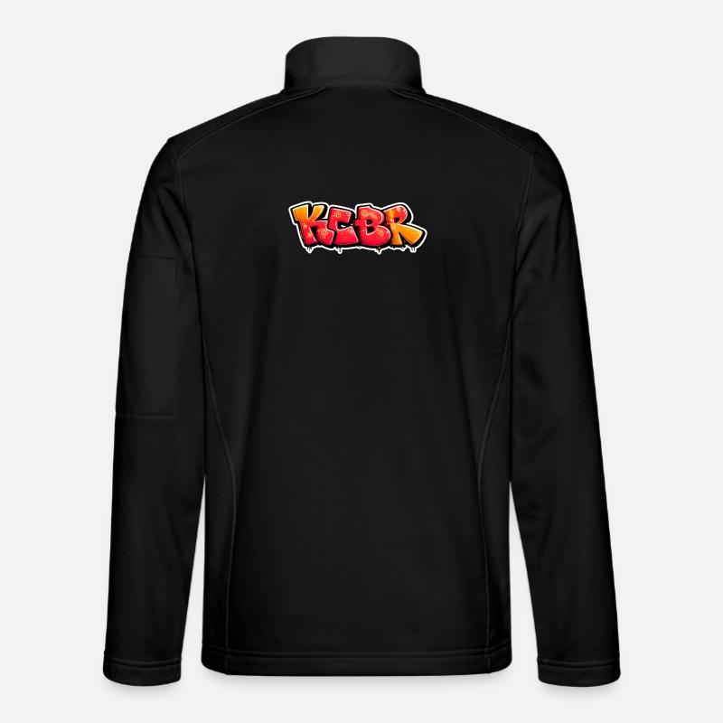 KCBR Graffiti Burst Design - Unisex Softshelljacke - Schwarz