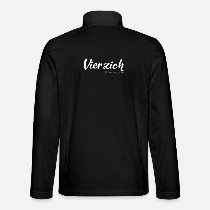 Vierzich n’est qu’un numéro - Veste en tissu softshell Unisexe - noir