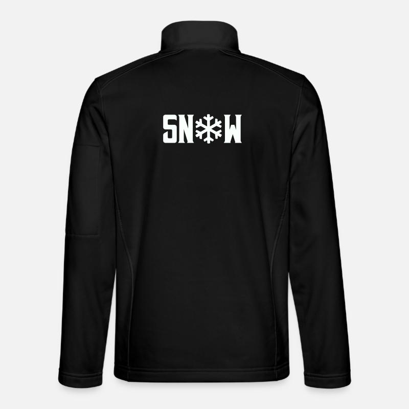 Snow - Unisex Softshell Jacket - black