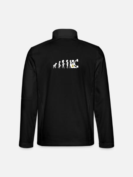 Humor Manip Block Radio für Frauen Radiologie - Unisex Softshelljacke - Schwarz - Hinten