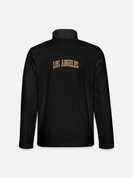 Los Angeles Vintage Arch - Unisex Softshelljacke - Schwarz - Hinten