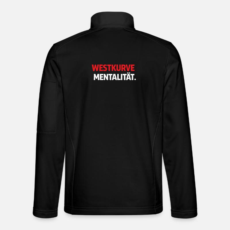 West Curve Mentality Shirt - Unisex Softshell Jacket - black