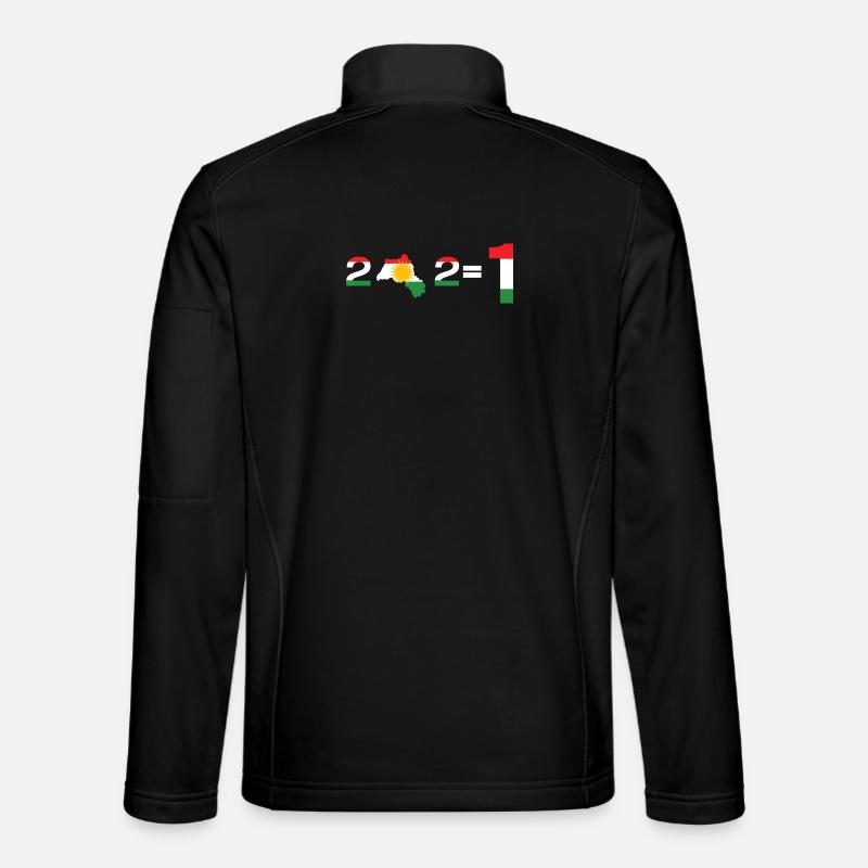 Kurdistan 2+2= 1  - Unisex Softshelljacke - Schwarz