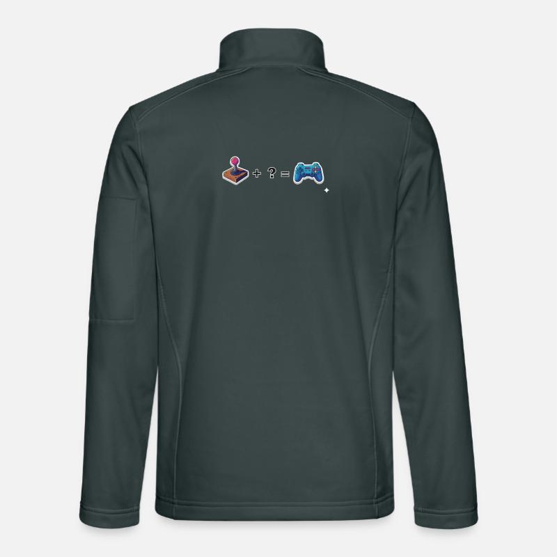 Retro joystick meets gamepad Unisex Softshell Jacket