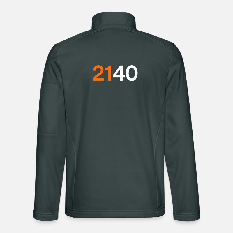 Bitcoin 2140 Fixed Supply Typography Unisex Softshell Jacket
