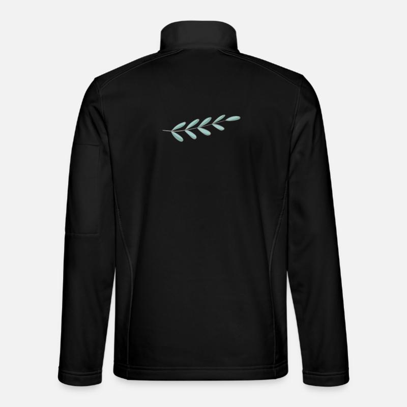 branch - Unisex Softshell Jacket - black
