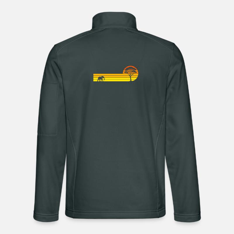 African sunset Unisex Softshell Jacket