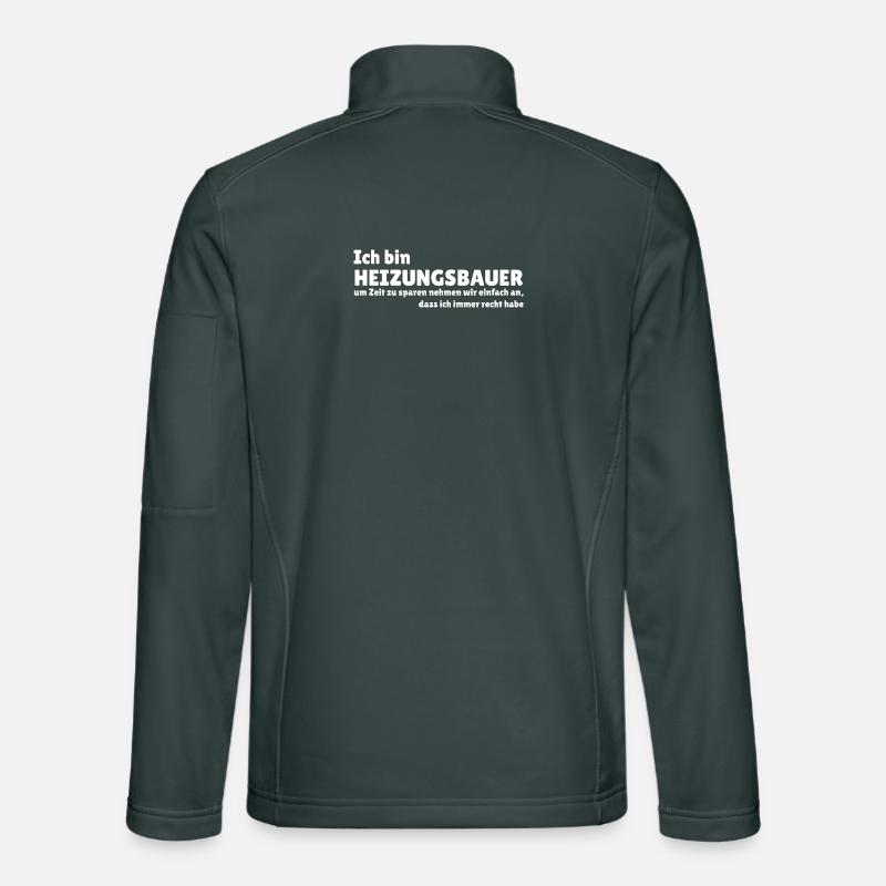 I am a heating engineer Unisex Softshell Jacket