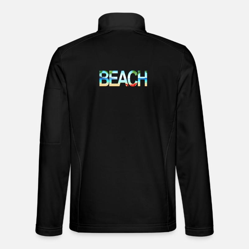 Beach - Unisex Softshelljacke - Schwarz