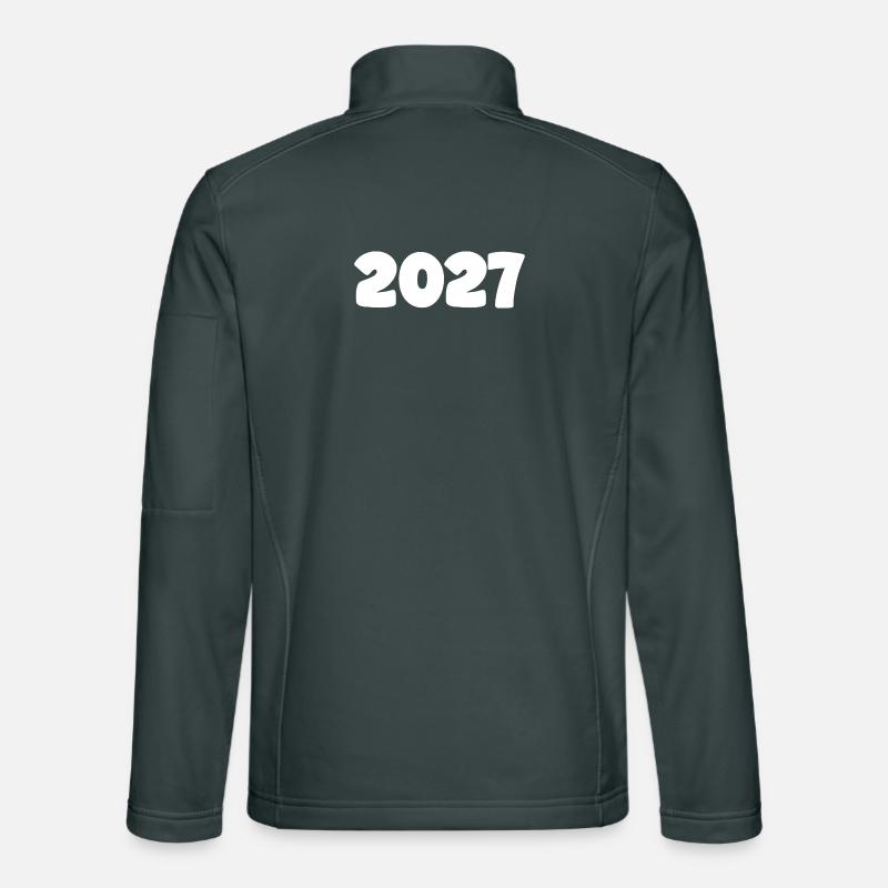 2027 white Unisex Softshell Jacket
