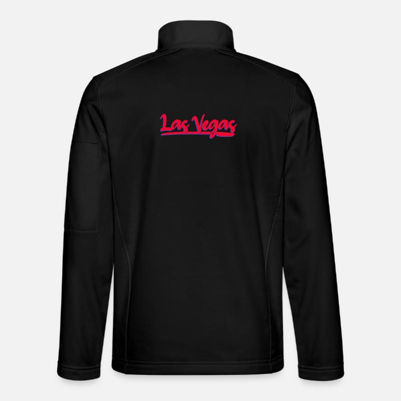 Las Vegas Neon Script - Unisex Softshelljacke - Schwarz