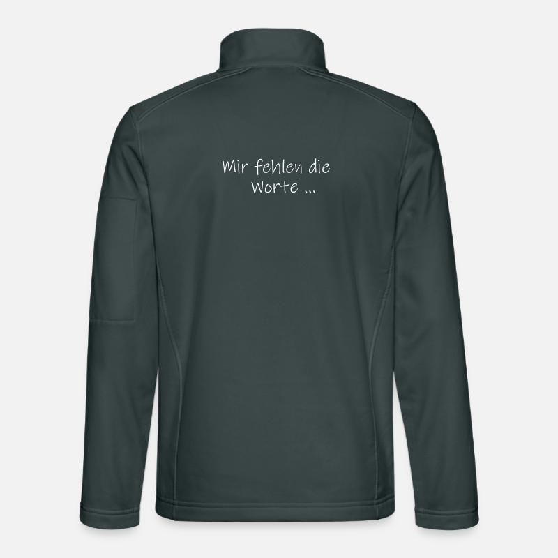 Mir fehlen die Worte Unisex Softshelljacke