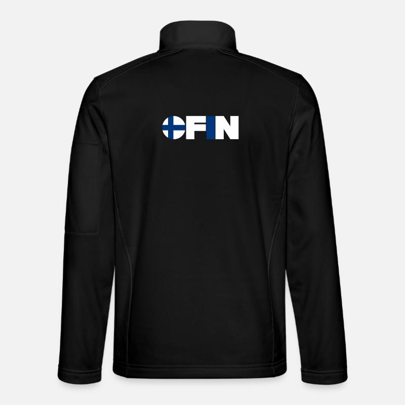 Finnland - Unisex Softshelljacke - Schwarz