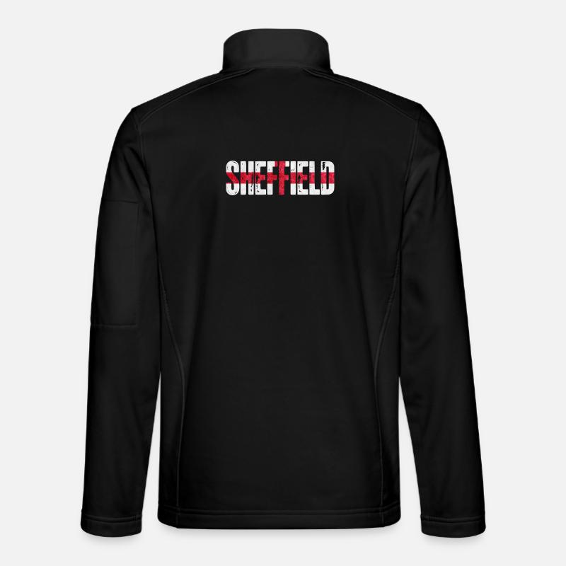 Sheffield England - Unisex Softshelljacke - Schwarz