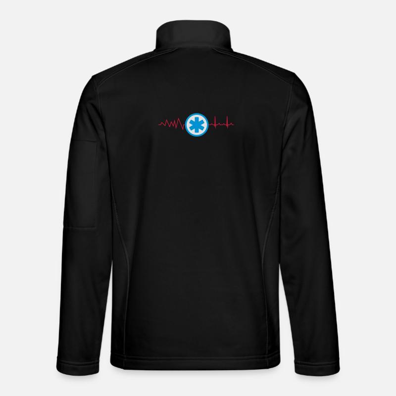 Ambulance service uniform icon Unisex Softshell Jacket