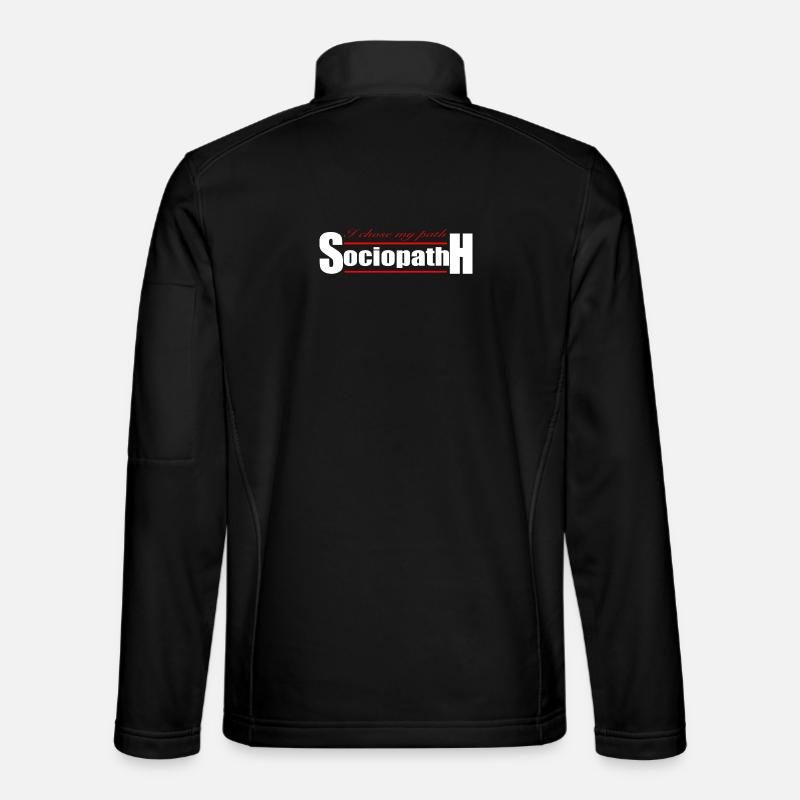 Soziopath - Unisex Softshelljacke - Schwarz