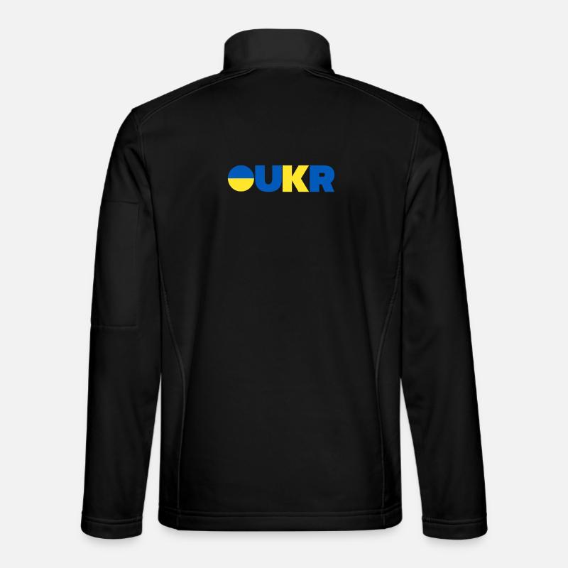 Ukraine - Unisex Softshelljacke - Schwarz