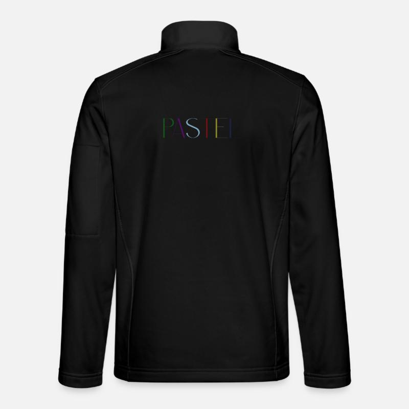 PASTELL Pastellfarben - Unisex Softshelljacke - Schwarz