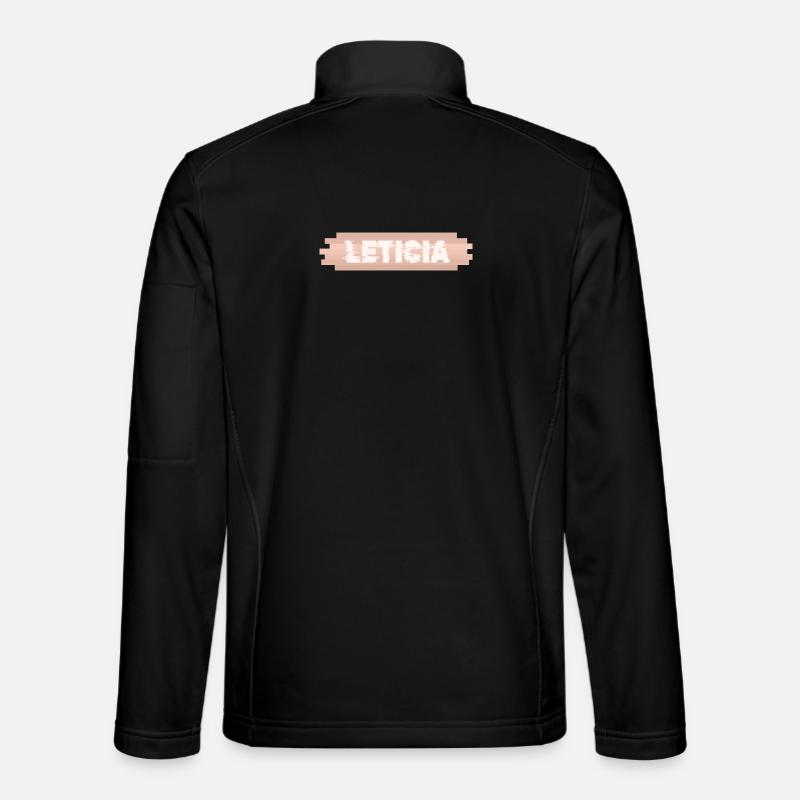 Gift for Leticia - Unisex Softshell Jacket - black