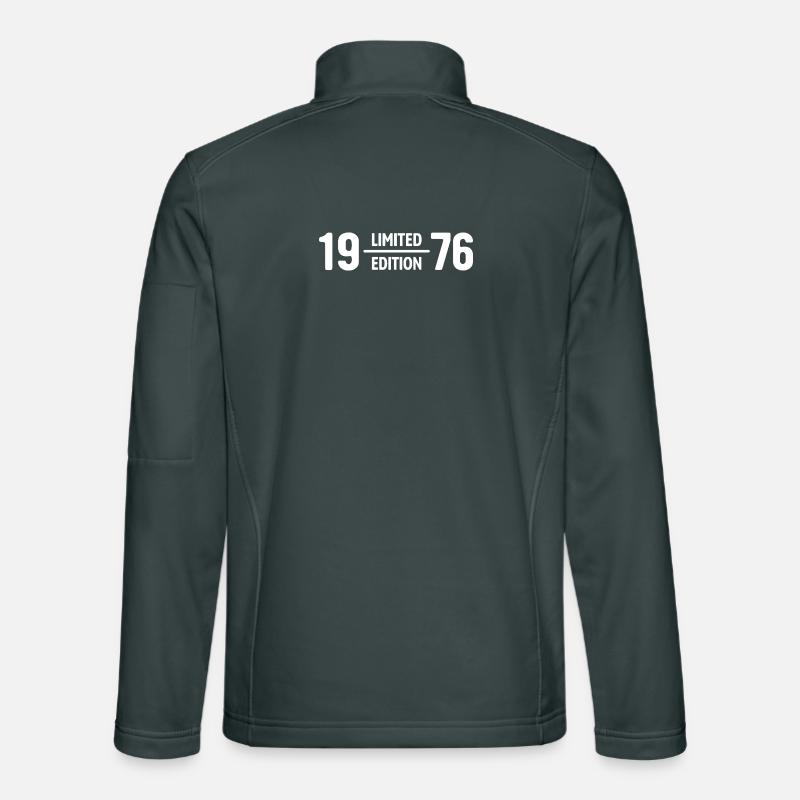 Édition limitée cadeau d’anniversaire 1976 Veste en tissu softshell Unisexe