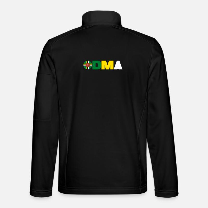 Dominica - Unisex Softshelljacke - Schwarz