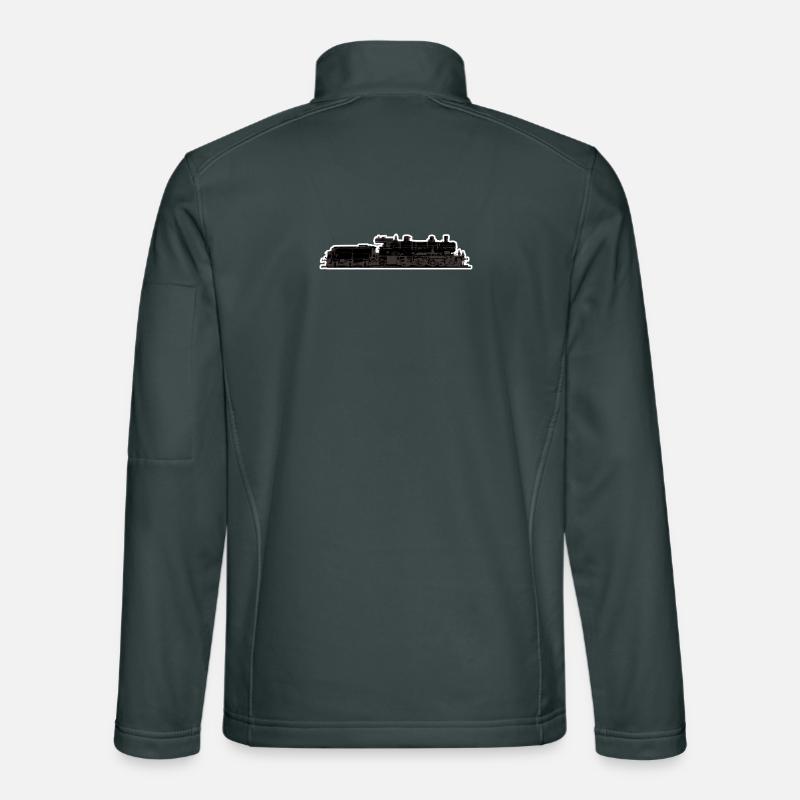 Train de locomotives Veste en tissu softshell Unisexe