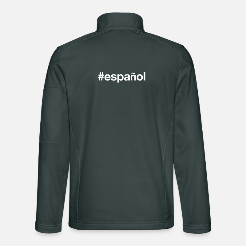 ESPANOL Spanish Spanisch Hashtag Unisex Softshelljacke