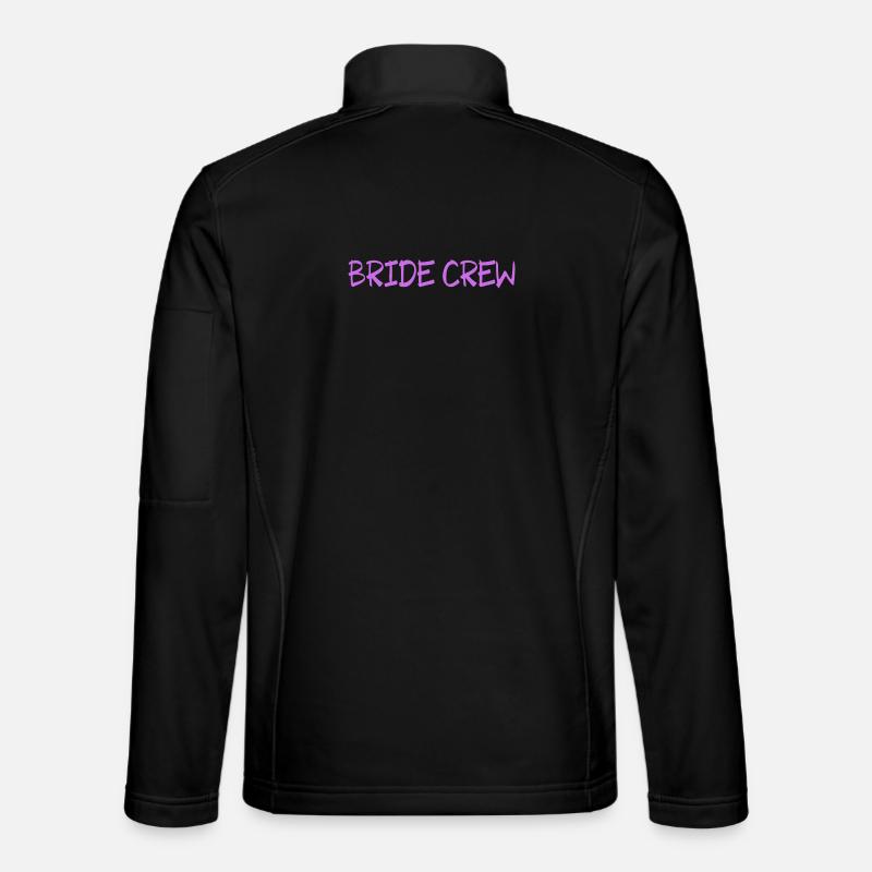 Bride Crew - Unisex Softshell Jacket - black
