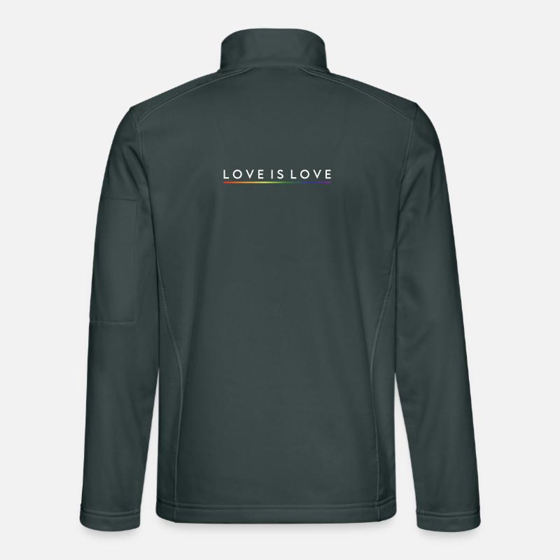 LOVE IS LOVE Unisex Softshelljacke