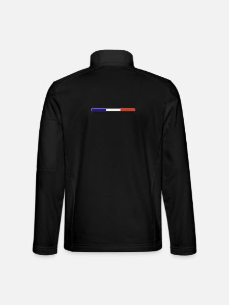 Rectangle 1 - Veste en tissu softshell Unisexe - noir