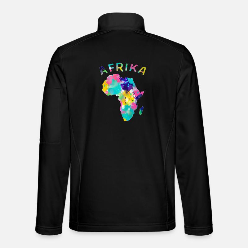 Afrika bunt Unisex Softshelljacke