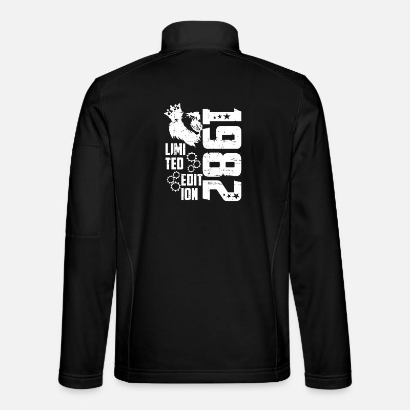 1982 Born Édition Limitée - Veste en tissu softshell Unisexe - noir