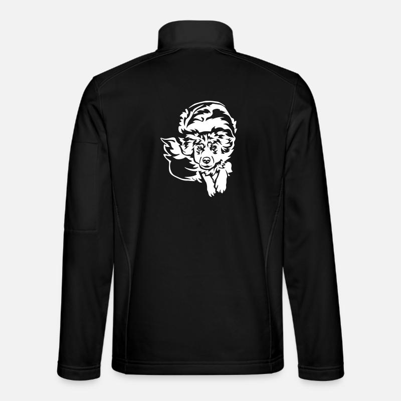 Australian Shepherd "Black Edition" - Unisex Softshell Jacket - black