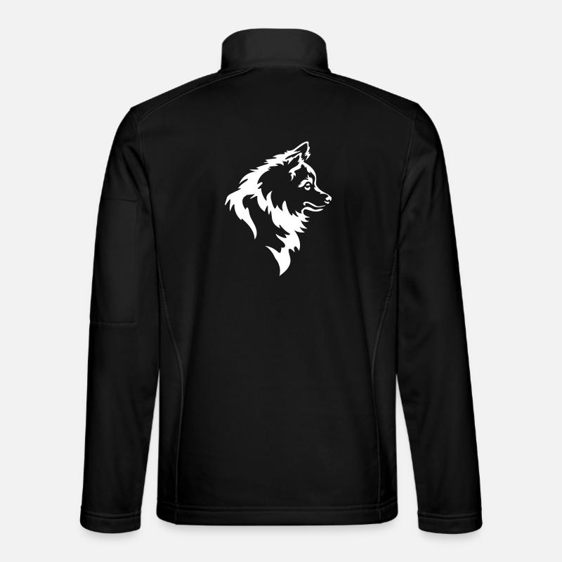 Spitz Kopf "Black Edition" - Unisex Softshelljacke - Schwarz