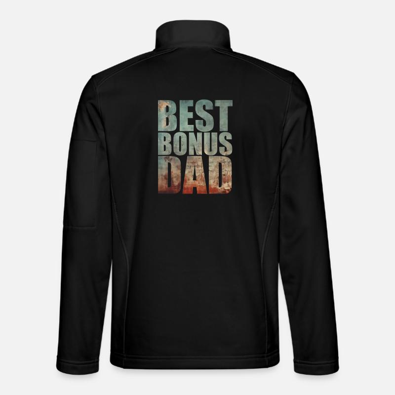 Best Bonus Dad - Unisex Softshelljacke - Schwarz