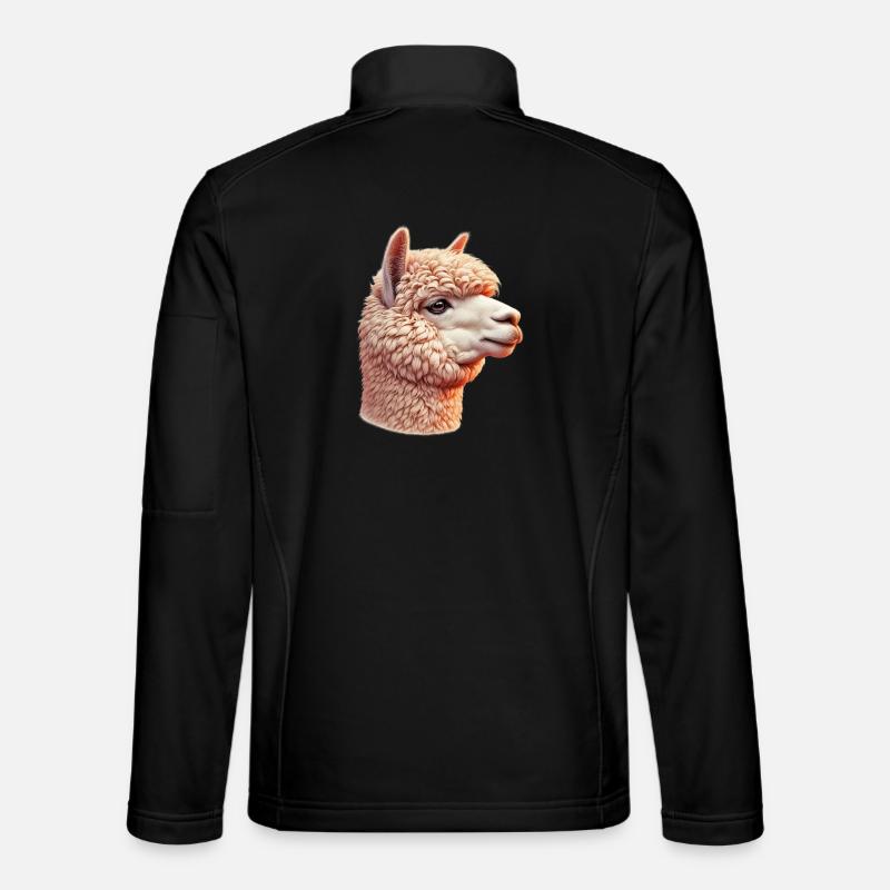Alpaca - Unisex Softshell Jacket - black