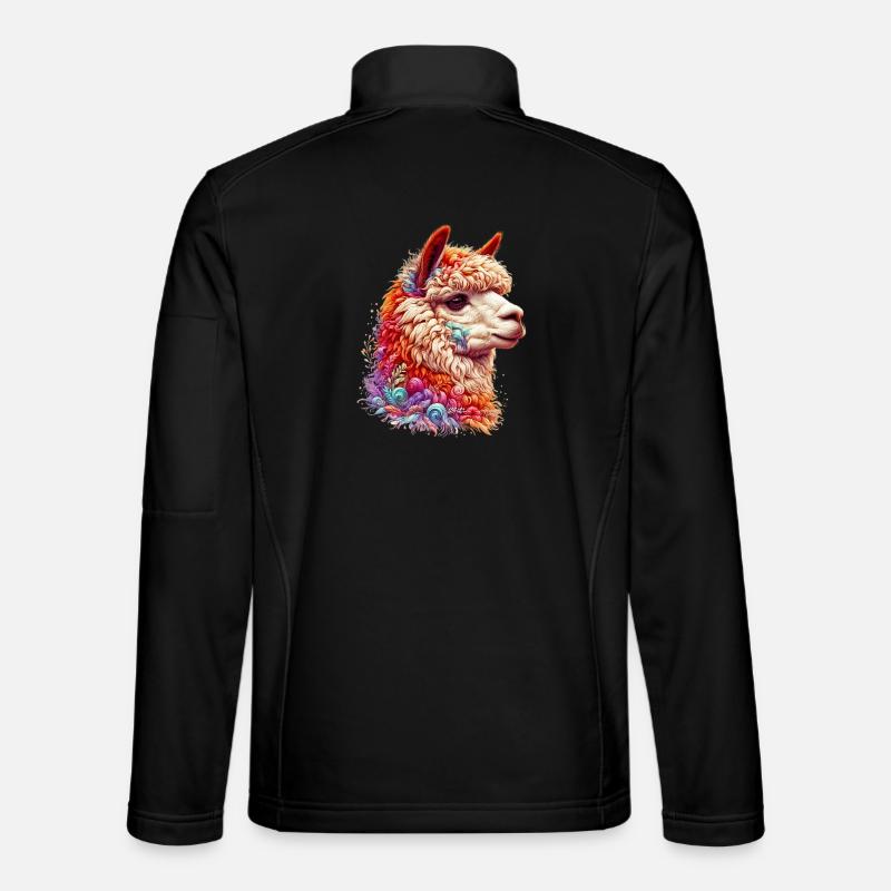 Alpaca - Unisex Softshell Jacket - black