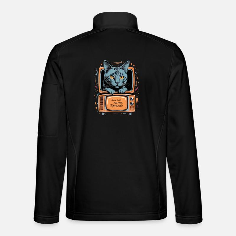 Cat on TV Unisex Softshell Jacket