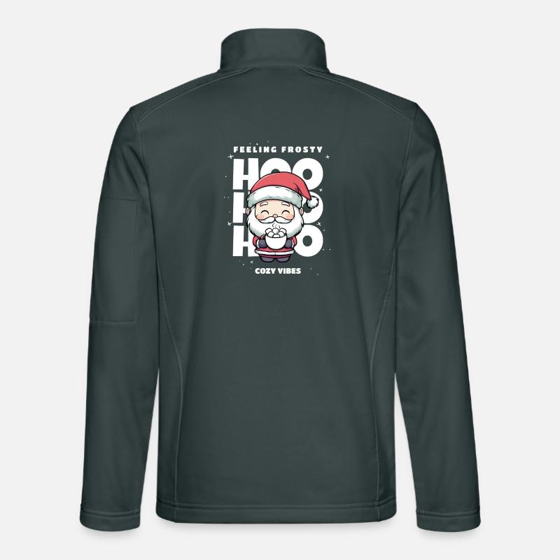 Pull de Noël - Père Noël, Cadeau Veste en tissu softshell Unisexe