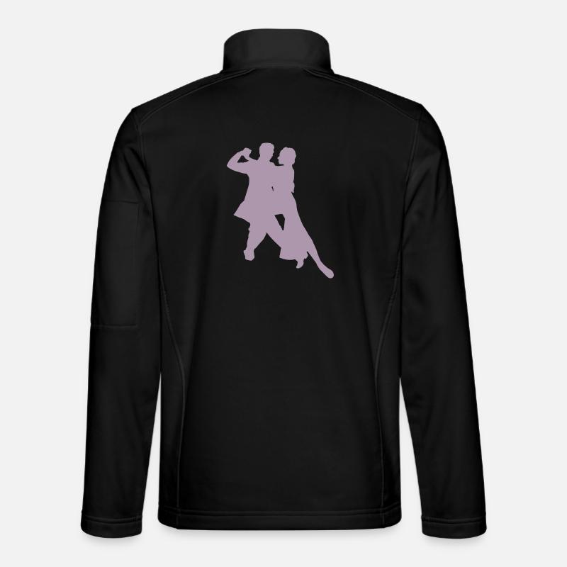 Élégante Danse Couple Silhouette Danse Classique Sud Veste en tissu softshell Unisexe