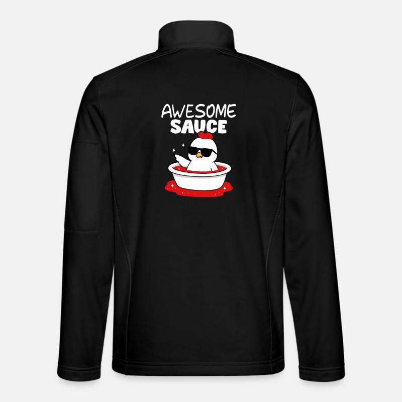 Hen in Bathtub Cool Style Unisex Softshell Jacket