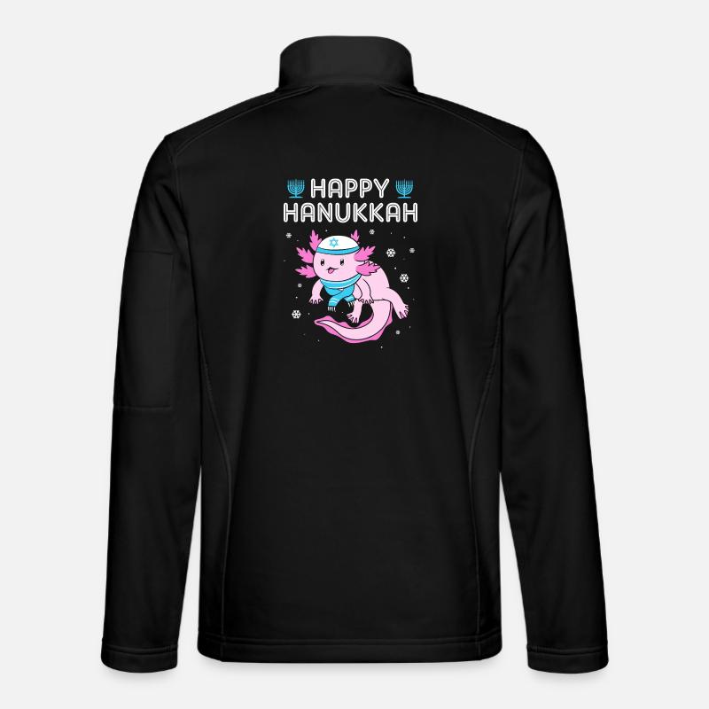 Hanukah Chanukkah Hanukkah - Unisex Softshelljacke - Schwarz