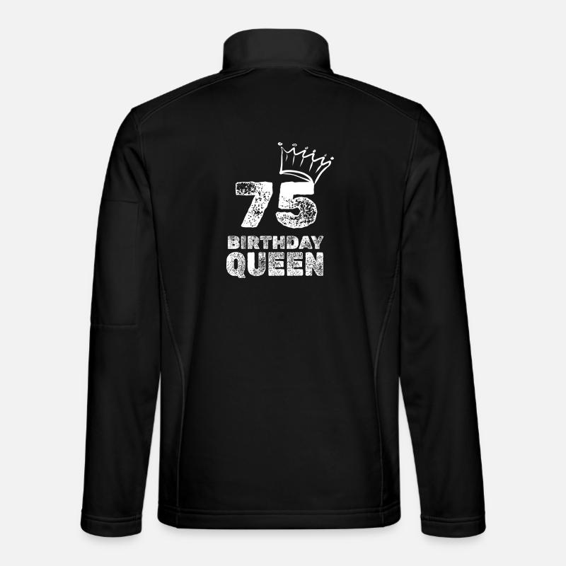 Age 75 - Unisex Softshell Jacket - black
